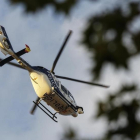 Helicóptero de CNP sobrevolando la manifestación de la Diada del pasado 11-S.