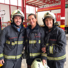 David DeMaría, Eva Araujo y Blanca Portillo, en el programa 'Ellas'.