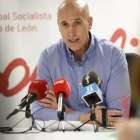 El portavoz del PSOE en el Ayuntamiento de León, José Antonio Diez.