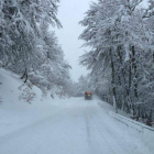 El valle acumula hasta un metro de nieve en algunas zonas tras las últimas nevadas.