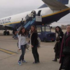 Los alumnos de La Asunción volaron a Inglaterra el pasado domingo.
