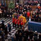 El funeral en la abadía de Westminster y los reyes de España entre los invitados de las casas reales. RTVE / STRINGER