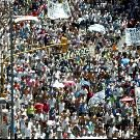 Las manifestaciones de protesta contra la crisis económica se suceden contínuamente en Argentina