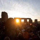 Rituales en Stonehenge, Inglaterra, durante el solsticio de verano.