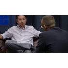Pablo Iglesias y Risto Mejide, en 'Al rincón de pensar'.