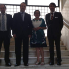 Luis Alberto Gómez, Joaquín Silgueiro, Ángela Casado y Juan Carlos Suárez-Quiñones.