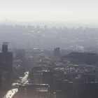 Madrid, en un día de alta contaminación, en el 2015.