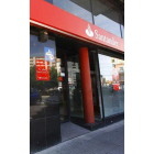 Exterior de la oficina atracada.