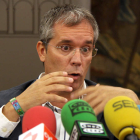 El portavoz del PP en el Ayuntamiento de León, López Benito.