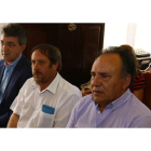 Majo, Lupi Rodrigo y Fernández, ayer en el Pleno de León.