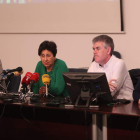 Balado, Palacio, Vega y Gancedo, ayer, en la presentación de las Jornadas en la Uned. L. DE LA MATA