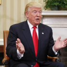Donald Trump, en el Despacho Oval, el pasado 10 de noviembre.