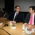 Carlos Enrique Miller y José Luis Ramón, ayer.