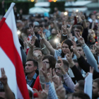 Miles de personas se manifiestan cada día para exigir a Lukashenko que se vaya. ZENKOVICH