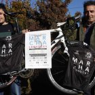 Javier Pascual se vuelca con la Marcha Ciclista las Hoces. RAMIRO