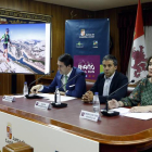 Un momento de la presentación, en mayo, de Riaño 2018: Deporte y música en la montaña