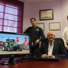 Juan Bautista González, con parte del equipo que trabaja en los distintos proyectos de Agronet.