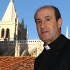El vicario Jesús Fernández, en su despacho en el Obispado de León el mismo día en que se hizo público su nombramiento.