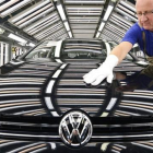 Planta de producción del Volkswagen Golf.
