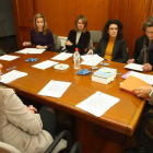 Imagen reciente de una Junta de Jueces de Ponferrada, con Óscar Hernáiz.