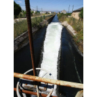 El Canal Bajo del Bierzo, a la altura de Cuatrovientos.