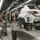 Cadena de montaje del Seat Ibiza en Martorell.