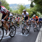 La imagen recoge una de las pruebas del Campeonato del Mundo de Ciclismo disputada en Florencia.