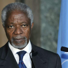 El enviado especial de la ONU y de la Liga Arabe para Siria, Kofi Annan.