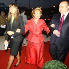 La actriz Carmen Sevilla en la gala de los Micrófonos de Oro en Ponferrada en el 2009.