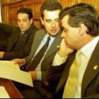 Néstor Santos, Luis Herrero y Lázaro García, diputados de la UPL