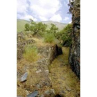 Uno de los canales cabreireses de época romana, el del Valle Airoso