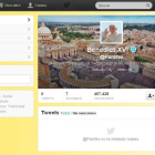 Una de las cuentas de Twitter de Benedicto XVI.