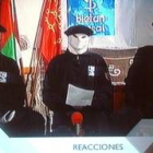 Imagen del vídeo enviado por ETA al diario «Gara» en el que defiende el uso de la violencia