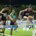 Aláiz supera un obstáculo con Martos en cuarta posición. Los dos lions subieron al podio.