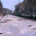 Captura de un vídeo que muestra los restos después de una de las represiones.
