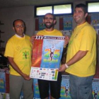 Sergio García, Vitín y Basurko, en la presentación.