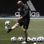 Zidane espera un partido igualado frente a la Juventus. MARISCAL