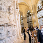 Las obras de restauración del trasaltar de la catedral de Burgos. SANTI OTERO