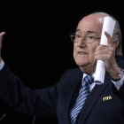 Josep Blatter, en Zúrich