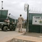 Entrada a uno de los campos de la base naval estadounidense de Guantánamo