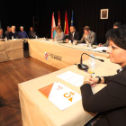 Imagen del acto institucional celebrado ayer por el Consejo Comarcal del Bierzo. L. DE LA MATA