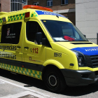 Una ambulancia de emergencias sanitarias. DL