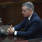 El lehendakari Íñigo Urkullu, ayer durante su declaración ante el Tribunal Supremo. EFE