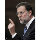 Mariano Rajoy, durante su intervención en la sesión de tarde del debate.