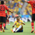Neymar no impidió el empate de Brasil ante México.