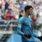 Thibaut Courtois en un partido del Mundial de Rusia /