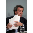 De Santiago Juárez, en un momento de la rueda de prensa.