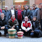 Representantes de los colectivos implicados en la venta de papeletas de lotería.