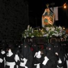 La Virgen de la Piedad desfila junto al santuario de Fátima