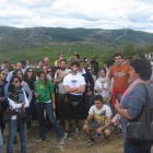 Los asistentes al encuentro realizaron una visita al Castro Bergidum.